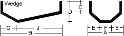 wedge swimming pool liners
