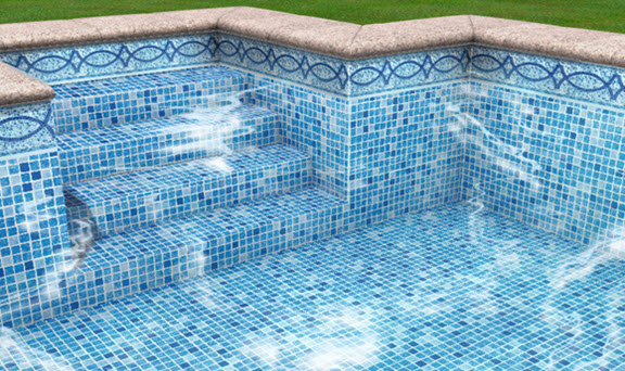 Swimming Pool Liners  -Pick Your Tile Band