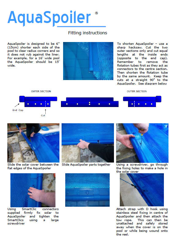 Slide-Ruler Ltd T/A Covers 4 Pools Retro fit leading edge kit