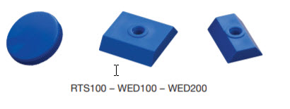 Replacement screw and both wedges for Plastica cover to roller set of 3